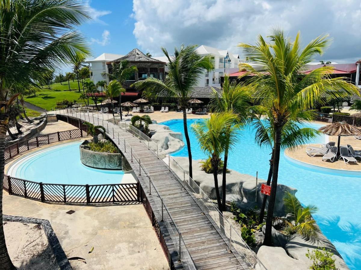 Studio Vue Mer Piscine Plage Kaz Punch Manganao Chez Julie Saint-Francois  Εξωτερικό φωτογραφία